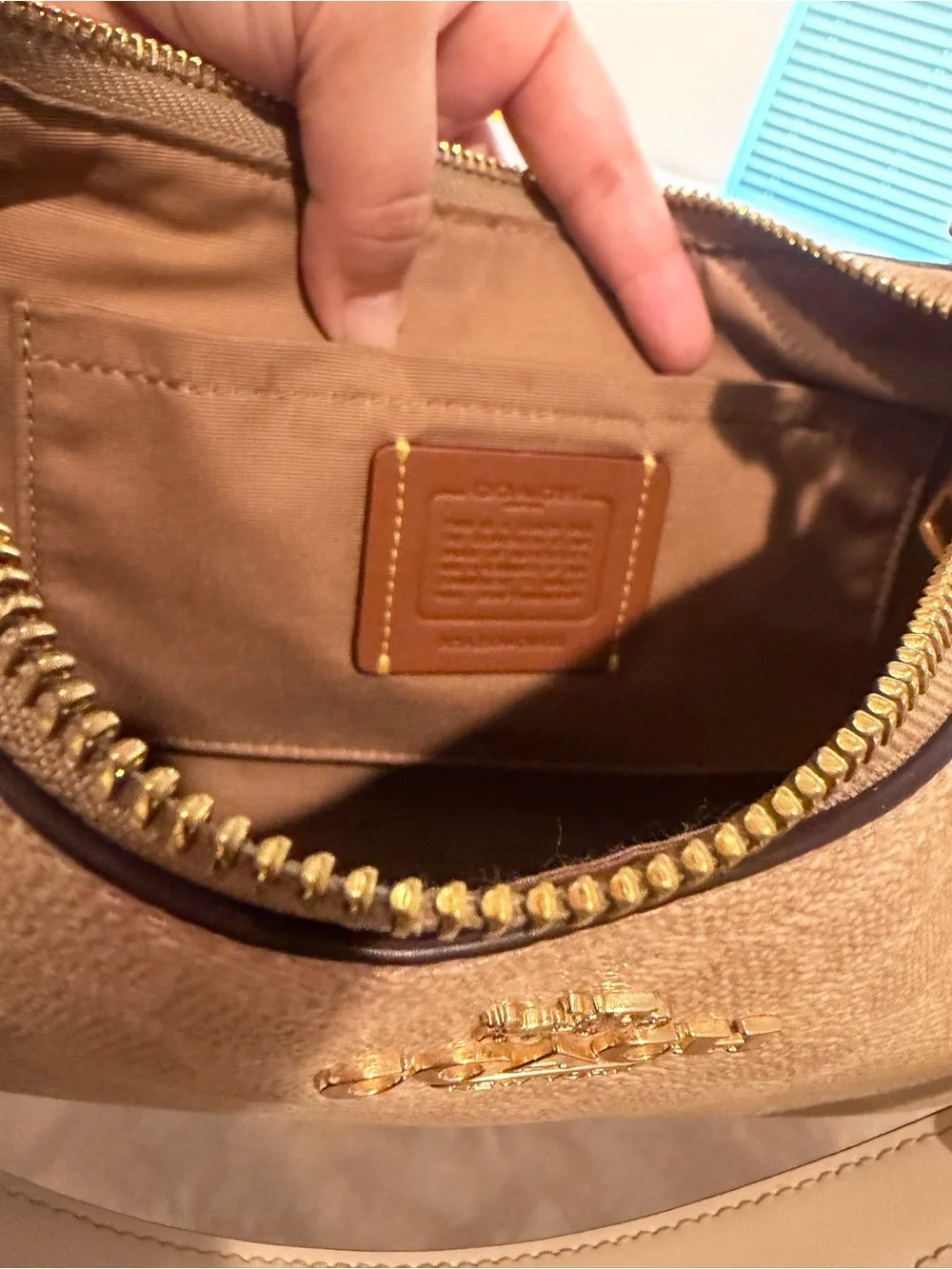 Coach signature canvas